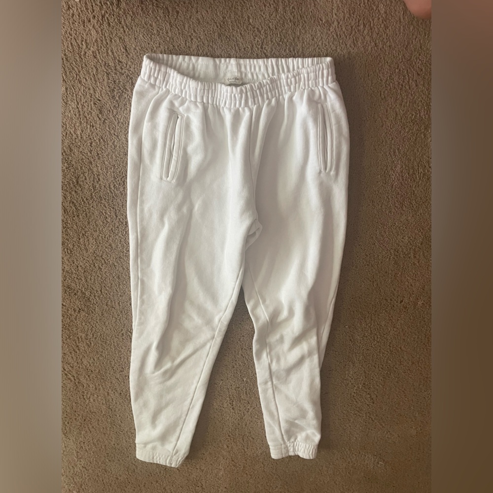 White Brandy Melville sweatpants